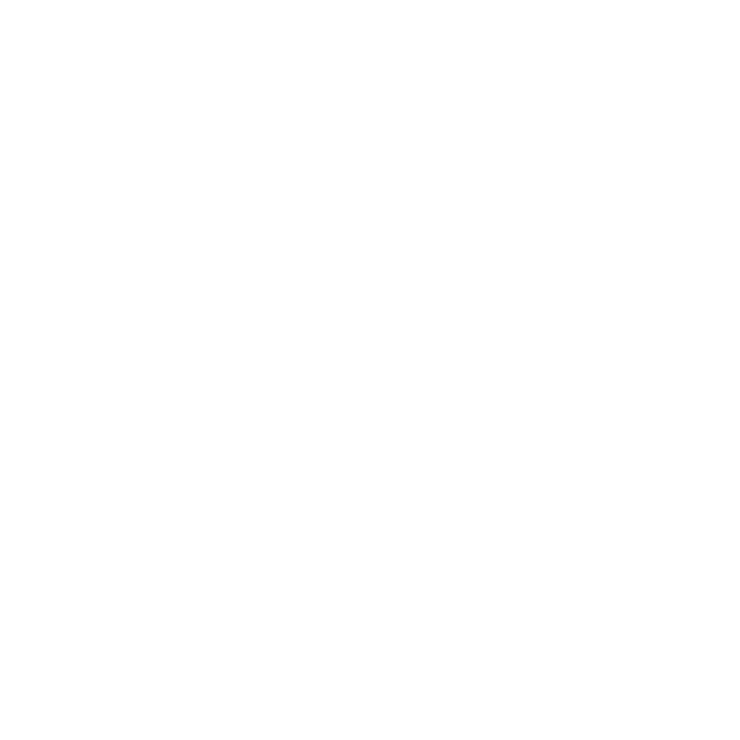 Ícone branco de moléculas interligadas, representando conexão ou composição química.