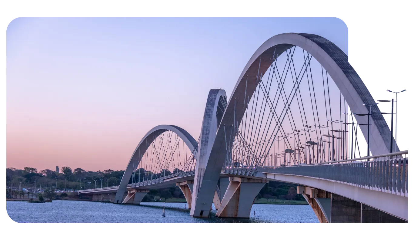 imagem da ponte JK